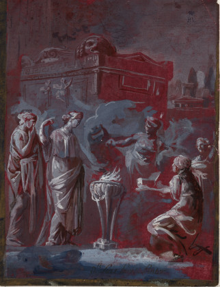 Sacrificio a los manes