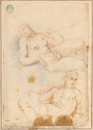 Estudios del Crepúsculo y la Aurora de Miguel Ángel en las capillas de los Medici