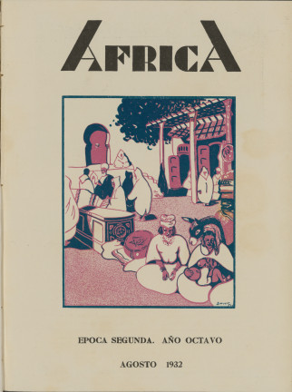Portada África: revista de tropas coloniales