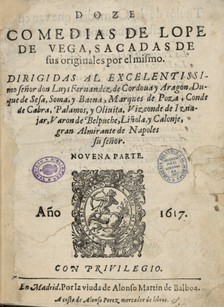 Doze comedias de Lope de Vega