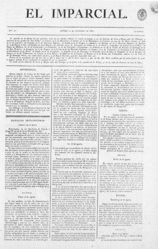 Portada de El Imparcial