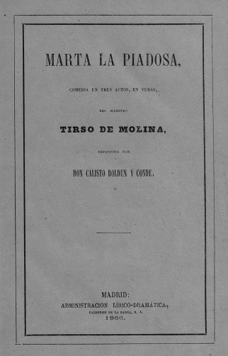 Portada Marta la piadosa
