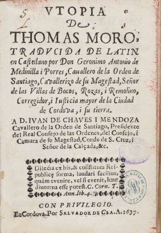 Utopia de Thomas Moro