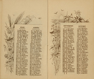 [Calendarios de bolsillo.. Flores] 