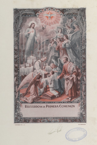 Colección de recordatorios de 1ª comunión de la casa Luis Gili