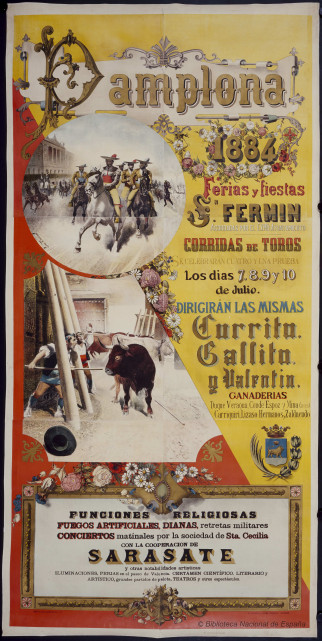 Ferias y fiestas de S. Fermín acordadas por el Exmo Ayuntamiento