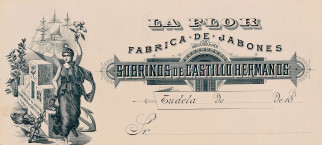 [Colección de facturas y papeles de cartas comerciales. Productos de higiene y perfumería] 