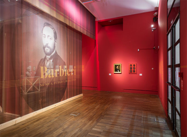 Imagen del montaje de la exposición. Biblioteca Nacional de España