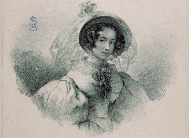 Retrato de Rosario Weiss y Zorrilla - Rosario Weiss - BNE, IH/9929/1