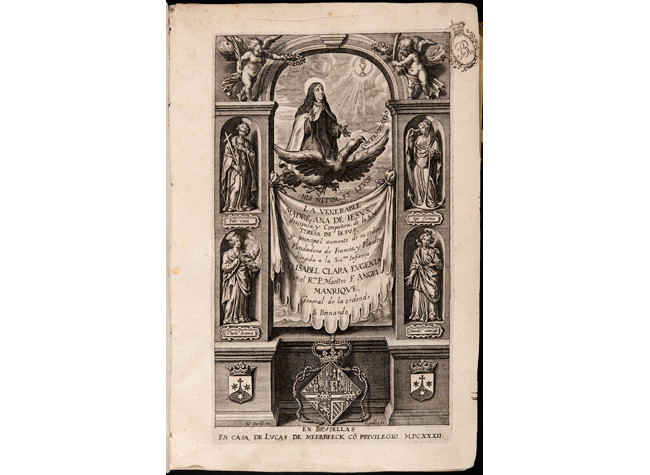 Ángel Marinque, Vida de la Vble. Mdre. Ana de Jesus, discipula y compañera de la Sta. M. Teresa de Jesus. BNE 2/65979