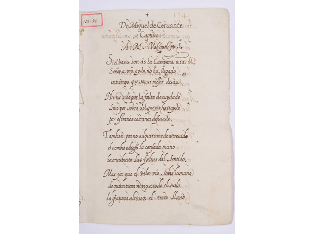 Epístola a Mateo Vázquez. Biblioteca Zabálburu: fondo altamira, carpeta 154-76