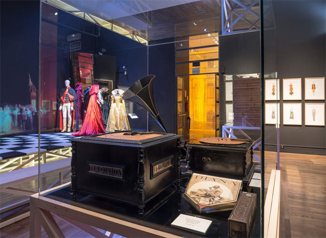 Imagen del montaje de la exposición. Biblioteca Nacional de España