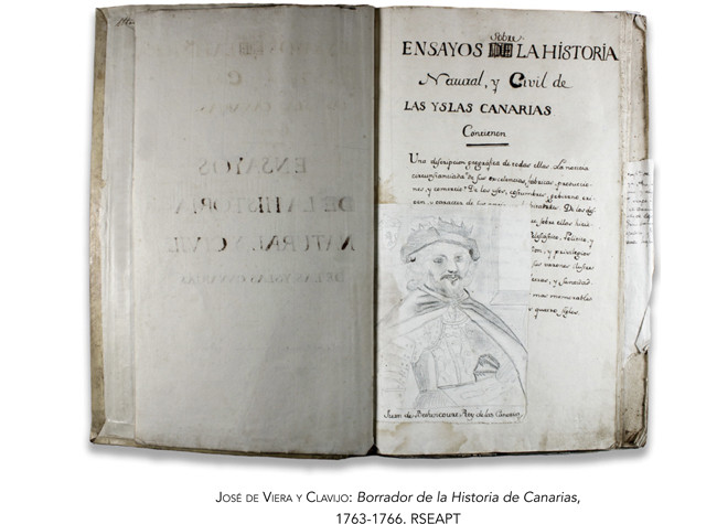 José de Viera y Clavijo: Borrador de la Historia de Canarias, 1763-1766. RSEAPT