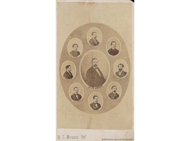 Pedro Calvo Asensio y redactores de La Iberia entre 1854 y 186  (17/222/49)
