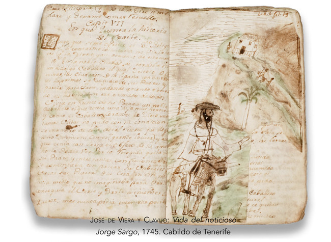 José de Viera y Clavijo: Vida del noticioso Jorge Sargo, 1745. Cabildo de Tenerife