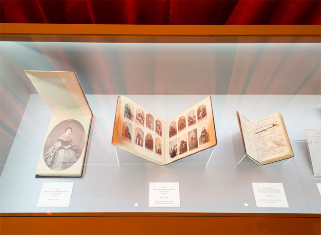 Imagen del montaje de la exposición. Biblioteca Nacional de España
