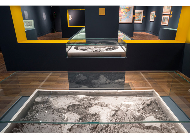 Imagen de la exposición Cartografías de lo desconocido