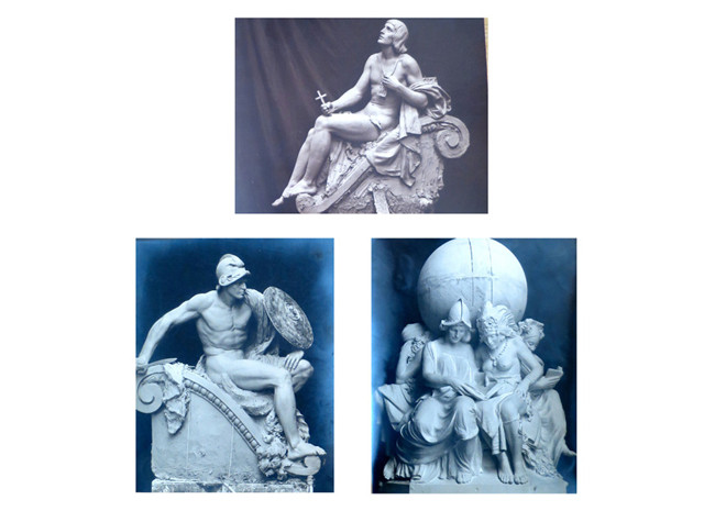De la maqueta del anteproyecto ganador. Colección particular de Vicente Sánchez Moltó (Alcalá de Henares)