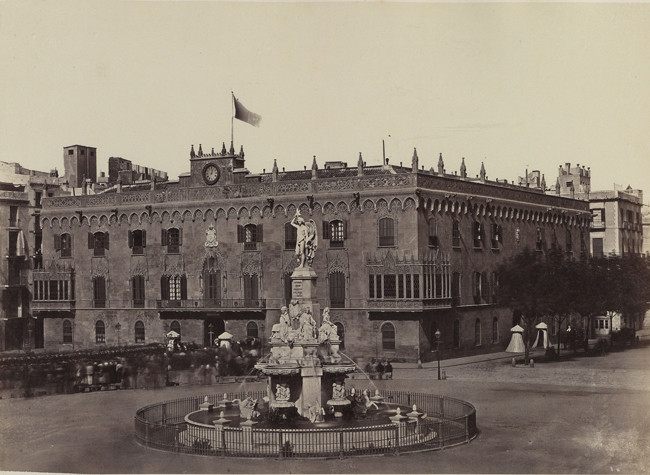 Charles Clifford - Palacio de la Reina de Barcelona, 1860. Biblioteca Nacional de España, 17/30/11