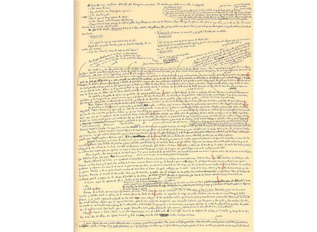 (1916-1933) Manuscrito de La rosa