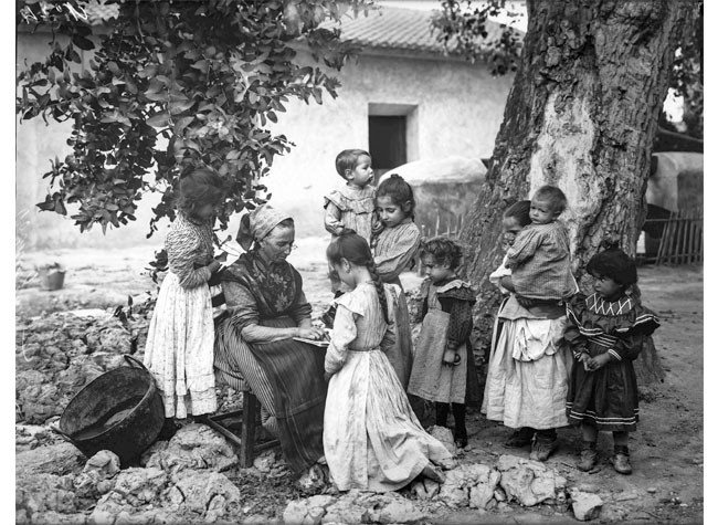 Lección de lectura (Beniaján (Murcia), h. 1899). Sign. K/7/36