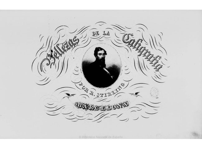 Bellezas de la Caligrafia de Ramón Stirling, 1864. BNE, 1/56752