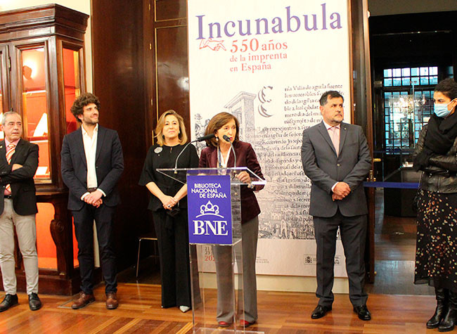 Inauguración de la exposición INCUNABULA: 550 años de la imprenta en España