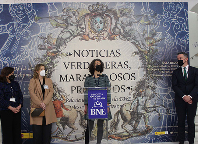 Inauguración exposición. Interviene Adelaida Caro