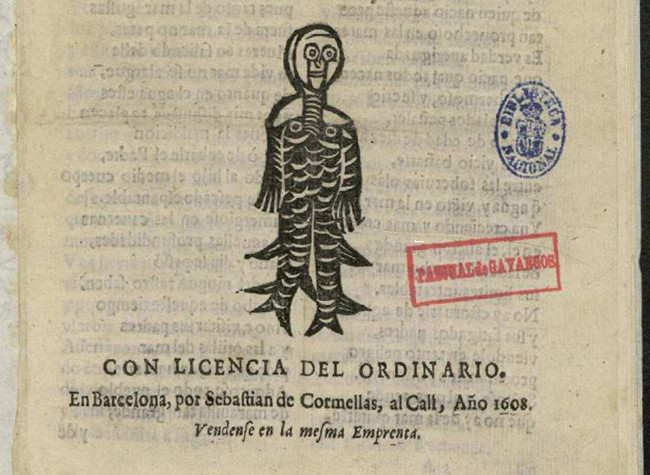Relación de como el pece Nicolao se ha parecido de nueuo en el mar, y habló [...]. R/11046