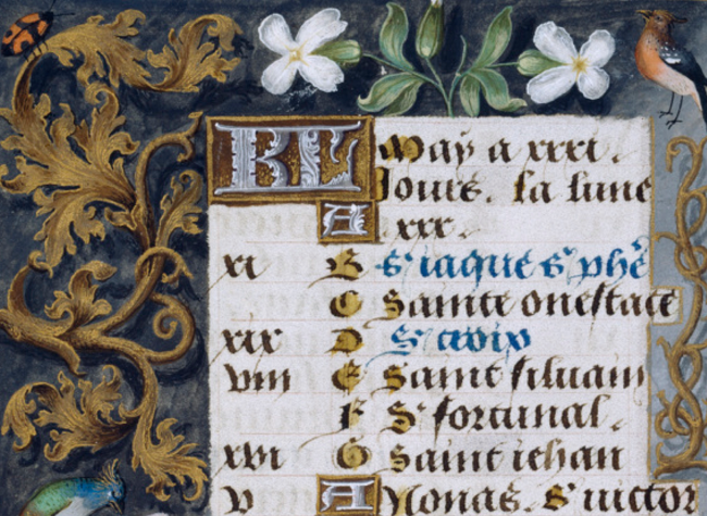 Libro de horas Voustre Demeure. Signatura Vitr/25/5