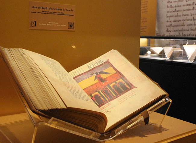 Beato de Liébana: montaje de la exposición