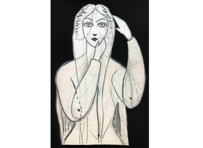 Boceto articulado de Melisendra por Hermenegildo Lanz