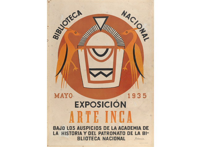 Benjamín Palencia, Exposición Arte inca, Madrid, Biblioteca Nacional, 1935, Litografía