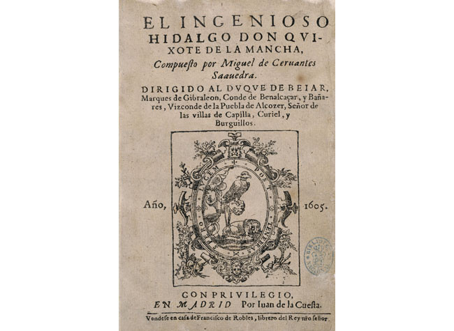Edición príncipe de la Primera parte del Quijote