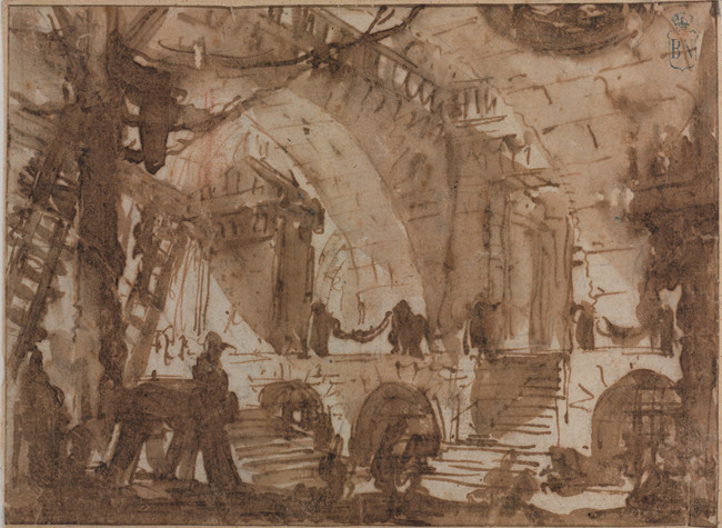 Interior fantástico de cárcel (Dib/16/43/19)