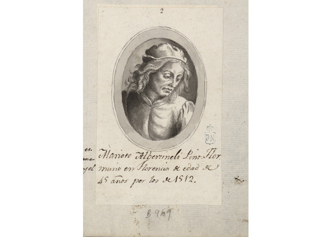 Retrato de Raffaelo de Capponi, Ceán Bermúdez, Juan Agustín 1749-1829. Publicación después de 1794