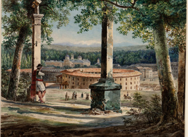 Vista de la plaza de Toros de Aranjuez (1829)