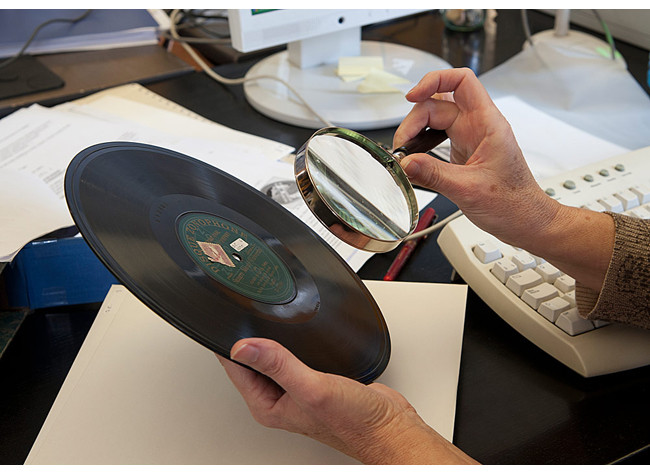 Digitalización de discos de pizarra
