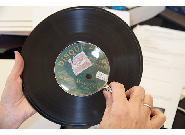 Digitalización de discos de pizarra