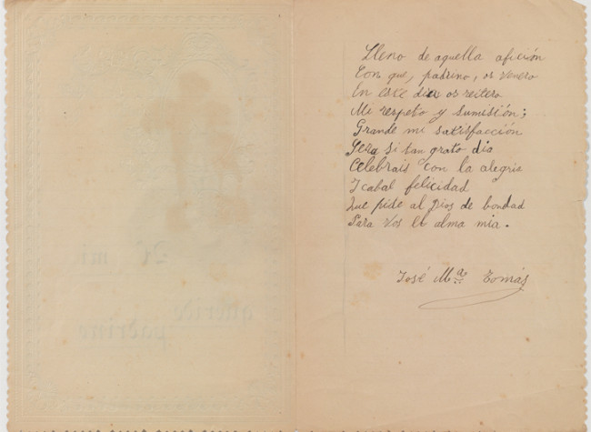Colección de papeles de cartas y orla