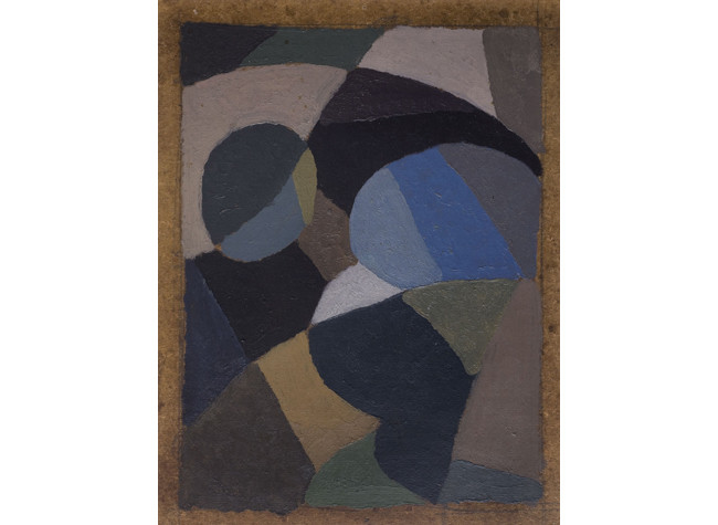Esteban Lisa, Composición, c. 1935-40. Óleo sobre cartón (cuadro de dos caras), 30 x 23 cm. ©2013 Foto Gonzalo de la Serna