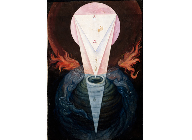 Fiat lux, en De aetatibus mundi imagines (1545-1573), BNE, Francisco de Holanda
