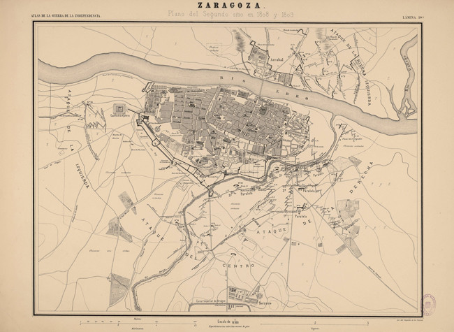 Atlas de la Guerra de la Independencia, 1868 -1903. BNE, SG/4089