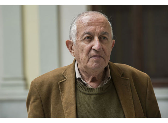 Juan Goytisolo, Premio Cervantes 2014, en la Biblioteca Nacional de España