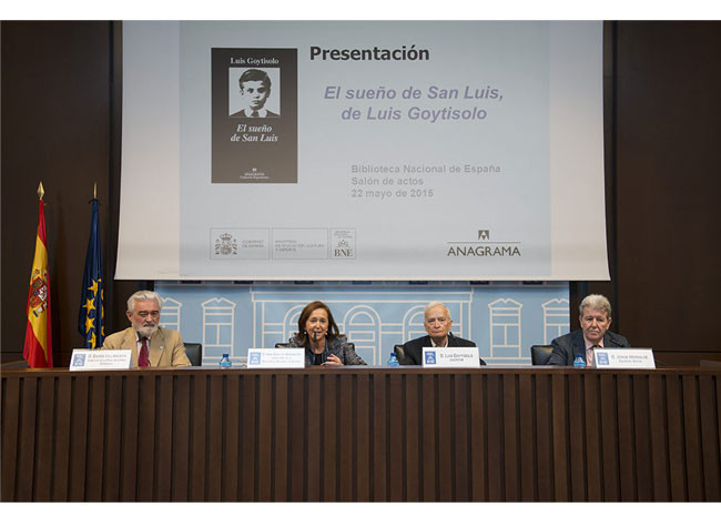 Acto de presentación del libro El sueño de San Luis de Luis Goytisolo