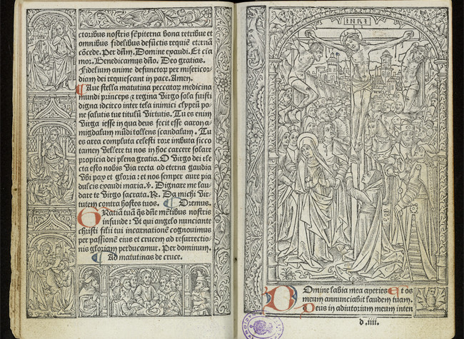 Horae ad usum Romanum. Horae ad usum Romanum. Pigouchet, Philippe Vostre, Simon. 1496. INC/850. BNE