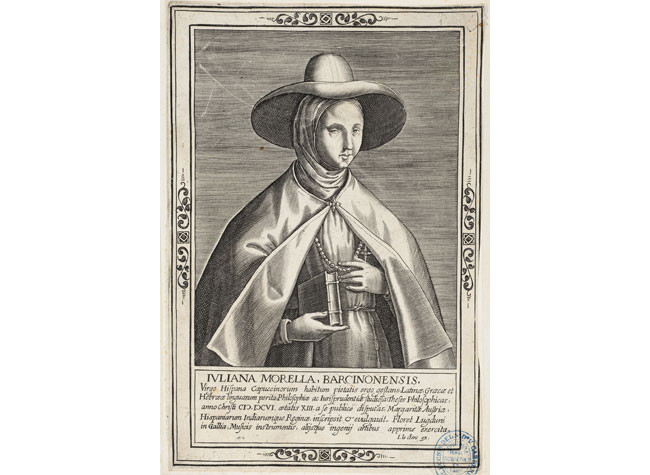 Pieter Jode, Retrato de Juliana Morell. BNE IH/6182/1