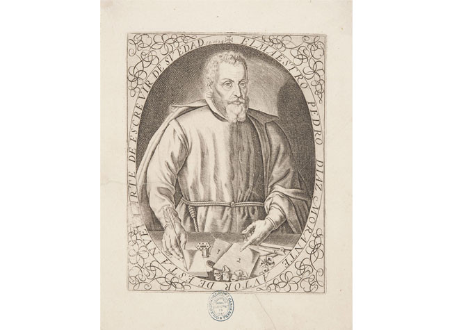 Retrato de Pedro Díaz Morante, entre 1629 y 1931. BNE, IH/2568