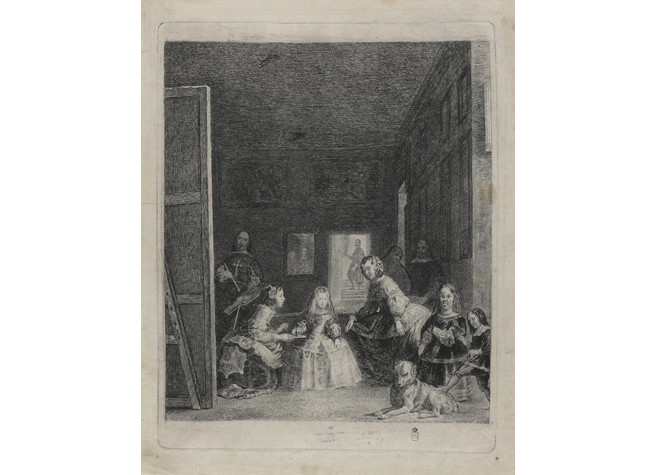 Las Meninas: Goya, Francisco de 1746-1828. Madrid : s.n., entre 1780 y 1785