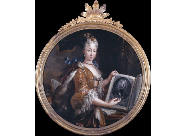 Miguel Jacinto Meléndez. Isabel de Farnesio, Reina de España. Óleo sobre lienzo